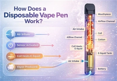 Jak działa jednorazowe pióro Vape?